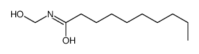 N-(hydroxymethyl)decanamide Structure