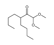 3-butyl-1,1-dimethoxyheptan-2-one Structure
