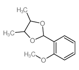 2-(2-methoxyphenyl)-4,5-dimethyl-1,3-dioxolane Structure