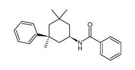 N-((S)-3,3,5-Trimethyl-5-phenyl-cyclohexyl)-benzamide Structure