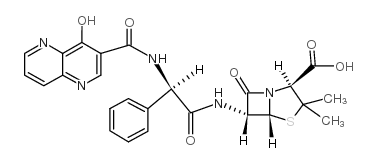 萘啶青霉素结构式