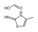 formic acid,4-methyl-1,3-thiazol-2-amine结构式