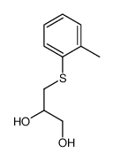 3-(o-Tolylthio)-1,2-propanediol结构式