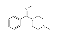 N-methyl-1-(4-methylpiperazin-1-yl)-1-phenylmethanimine Structure