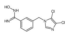 3-[(4,5-二氯-1H-咪唑-1-基)甲基]-n-羟基苯羧酰胺结构式