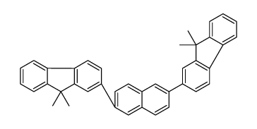 2-[6-(9,9-dimethylfluoren-2-yl)naphthalen-2-yl]-9,9-dimethylfluorene Structure