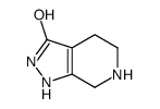 1,2,4,5,6,7-六氢-3H-吡唑并[3,4-c]吡啶-3-酮结构式