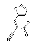 3-(furan-2-yl)-2-nitroprop-2-enenitrile结构式