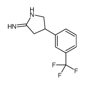3-[3-(trifluoromethyl)phenyl]-3,4-dihydro-2H-pyrrol-5-amine结构式