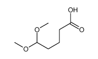 5,5-dimethoxypentanoic acid结构式