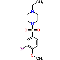 1-[(3-Bromo-4-methoxyphenyl)sulfonyl]-4-ethylpiperazine图片