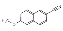 6-甲氧基-2-萘甲腈结构式