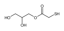glycerol 1-(monothioglycolate)结构式