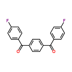 1,4-双(4-氟苯甲酰基)苯结构式