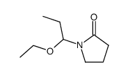 1-(1-ethoxy-propyl)-pyrrolidin-2-one Structure