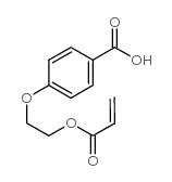 4-(2-丙烯醛基氧基乙基-1-氧基)-苯甲酸结构式