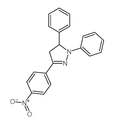 3-(4-nitrophenyl)-1,5-diphenyl-4,5-dihydropyrazole picture