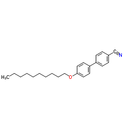 4'-氰基-4-癸氧基联苯结构式