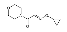 2-cyclopropyloxyimino-1-morpholin-4-ylpropan-1-one结构式
