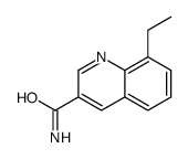 8-ethylquinoline-3-carboxamide结构式