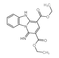 diethyl 1-aminopyrido[1,2-a]benzimidazole-2,4-dicarboxylate结构式