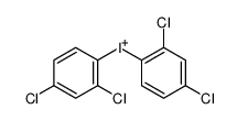 bis(2,4-dichlorophenyl)iodanium Structure