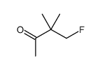 2-Butanone, 4-fluoro-3,3-dimethyl- (9CI) Structure
