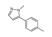 1-methyl-5-(4-methylphenyl)pyrazole结构式