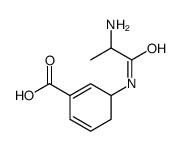 1,5-Cyclohexadiene-1-carboxylicacid,3-[(2-amino-1-oxopropyl)amino]-(9CI) Structure
