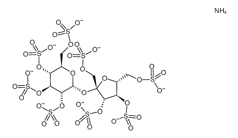 蔗糖八硫酸铵盐结构式