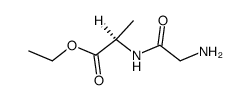 N-glycyl-D-alanine ethyl ester Structure