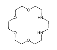 1,4,7,10-tetraoxa-13,16-diazacyclooctadecane结构式
