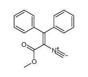 methyl 2-isocyano-3,3-diphenylprop-2-enoate结构式
