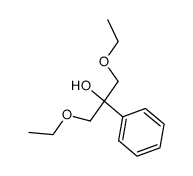 1,3-diethoxy-2-phenyl-propan-2-ol Structure