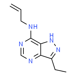 1H-Pyrazolo[4,3-d]pyrimidin-7-amine,3-ethyl-N-2-propenyl-(9CI)结构式