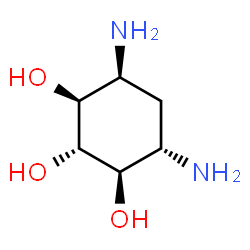 D-chiro-Inositol,1,5-diamino-1,5,6-trideoxy- (9CI) structure