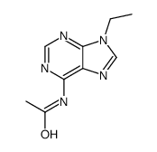 N-(9-ethylpurin-6-yl)acetamide Structure