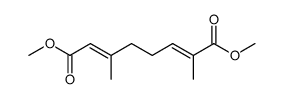 trans,trans-dimethyl 2,6-dimethylocta-2,6-diene-1,8-dicarboxylate结构式