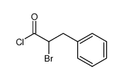 2-bromo-3-phenyl propanoyl chloride Structure