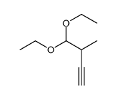 4,4-diethoxy-3-methylbut-1-yne结构式