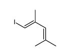 1-iodo-2,4-dimethylpenta-1,3-diene Structure