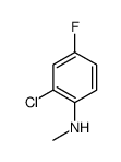 2-chloro-4-fluoro-N-methylaniline Structure