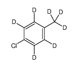 对氯甲苯-D7结构式