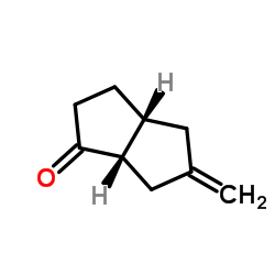 7-亚甲基-双环[3.3.0]辛-2-酮结构式