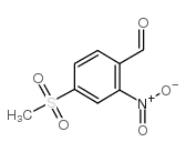 4-(甲基磺酰基)-2-硝基苯甲醛结构式