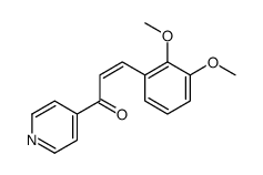 3-(2,3-dimethoxyphenyl)-1-pyridin-4-ylprop-2-en-1-one结构式