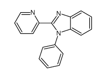 1-phenyl-2-pyridin-2-ylbenzimidazole Structure