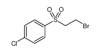 Benzene, 1-[(2-bromoethyl)sulfonyl]-4-chloro Structure