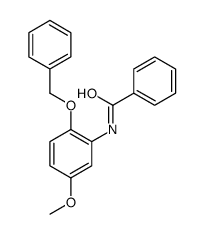 N-(5-methoxy-2-phenylmethoxyphenyl)benzamide结构式