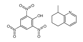 8-methyl-5,6,7,8-tetrahydroquinoline,2,4,6-trinitrophenol Structure